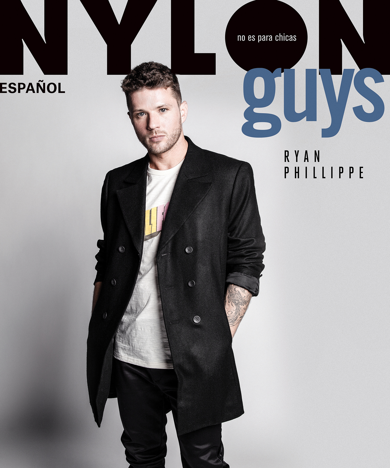 Ryan Phillippe is Cool in a Double-Breasted Jacket for Nylon Guys Español