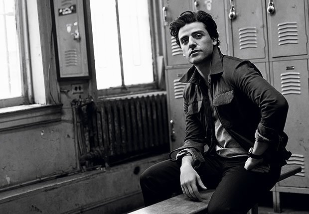 Oscar Isaac appears in a photo shoot for the April 2015 issue of Details.