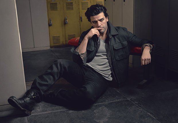 Oscar Isaac photographed by Mark Seliger with styling by Vanessa Chow.