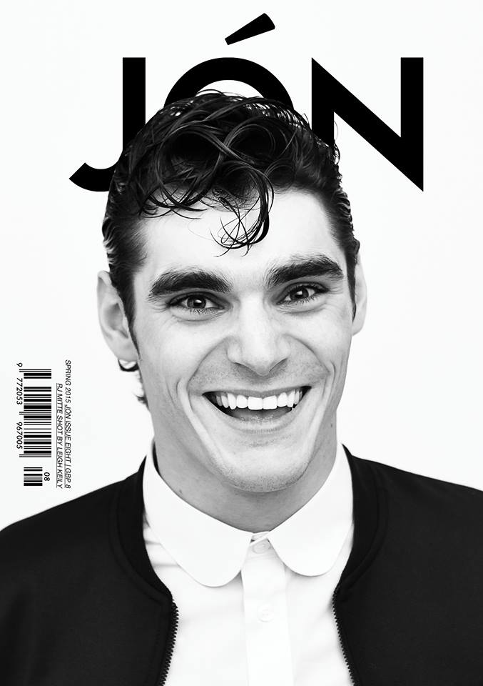 RJ Mitte is all smiles for the cover of JON, lensed by photographer Leigh Keily.