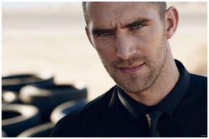 Will Chalker Models Racing Inspired Men's Styles for Reserved Spring 2015 Campaign