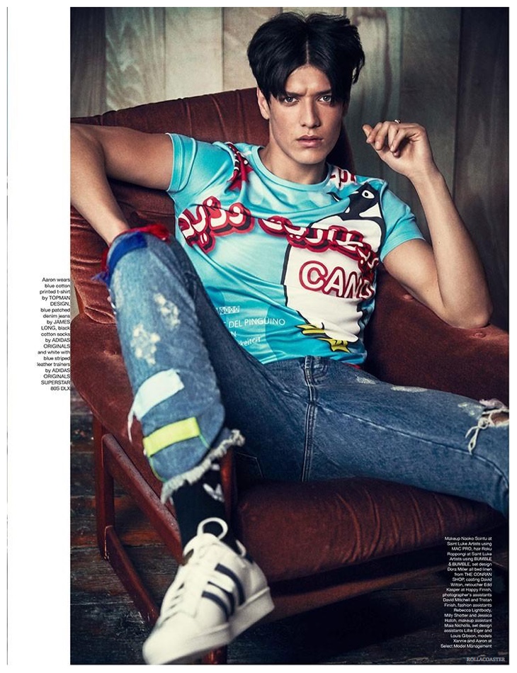 Rollacoaster Magazine Spotlights Adidas Sneakers Cover Shoot The Fashionisto