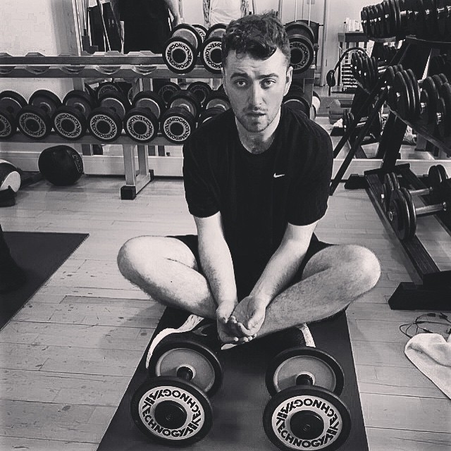 Sam Smith hits the gym.