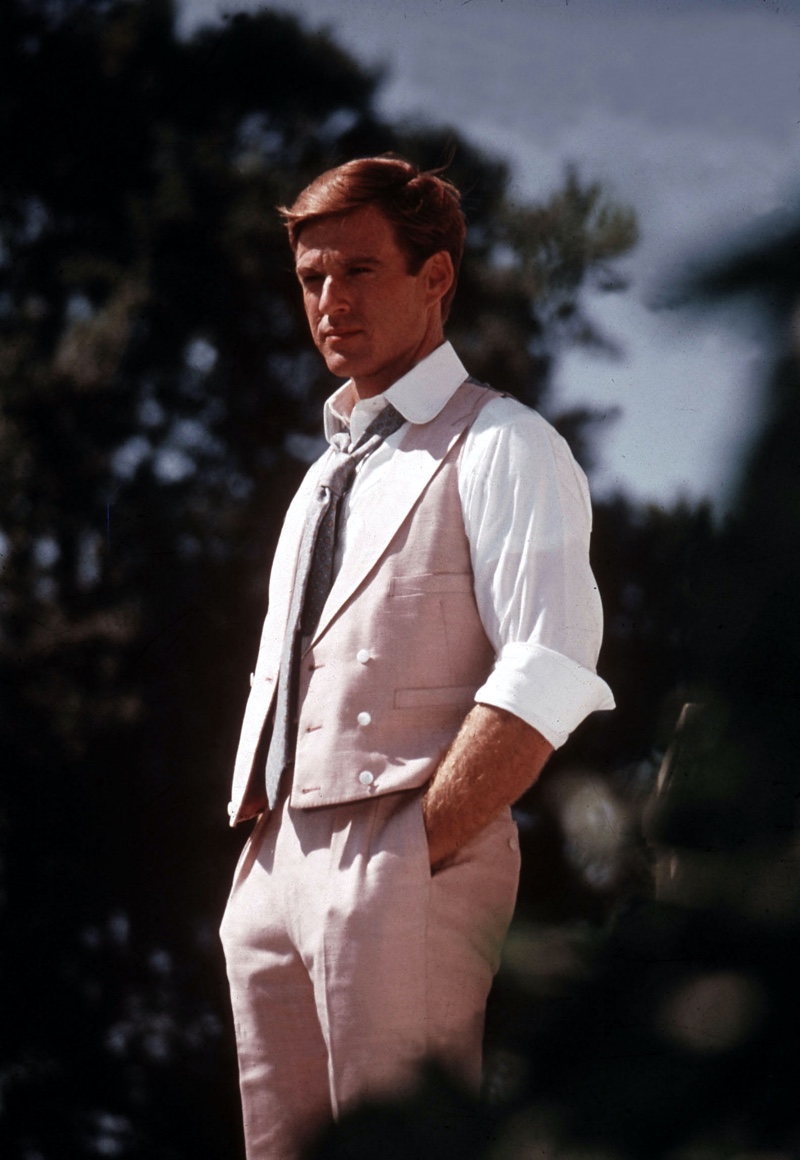 Robert Redford Pink Vest Trousers The Great Gatsby 1974