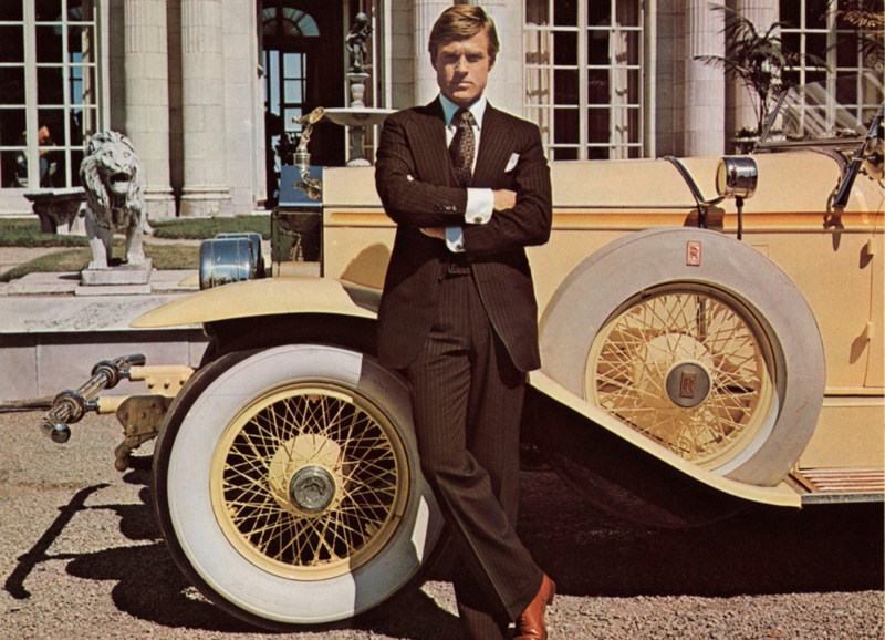 Robert Redford Pinstripe Suit 1974 The Great Gatsby » Channel 1920s Style with The Great Gatsby Robert Redford Pinstripe Suit 1974 The Great Gatsby