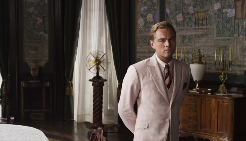 Leonardo DiCaprio Linen Suit The Great Gatsby 2013