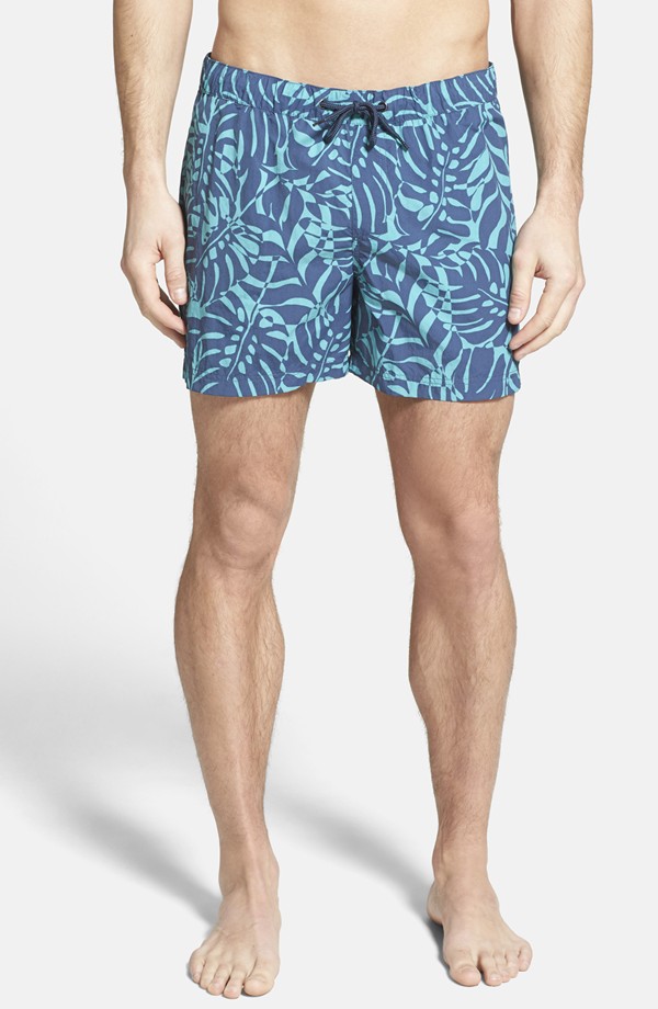 The Rail Hydrus Print Mesh Lined Swim Trunks