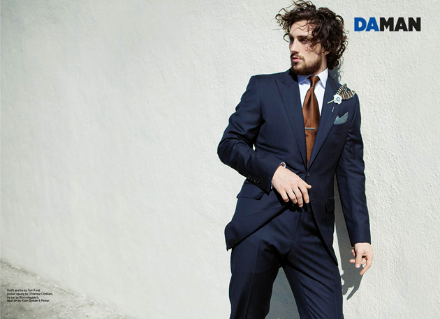 Aaron Taylor-Johnson cleans up in a dapper Tom Ford suit.