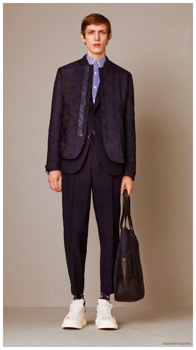 Alexander McQueen Pre-Fall 2015 Menswear Collection