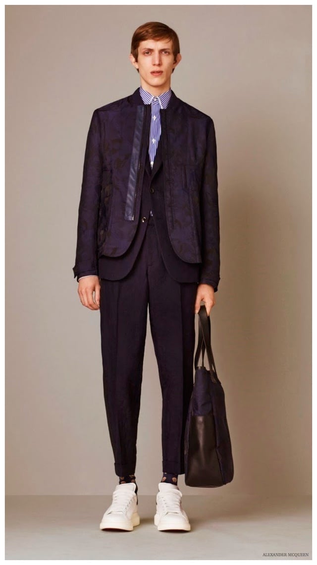 Alexander McQueen Pre Fall 2015 Menswear Collection