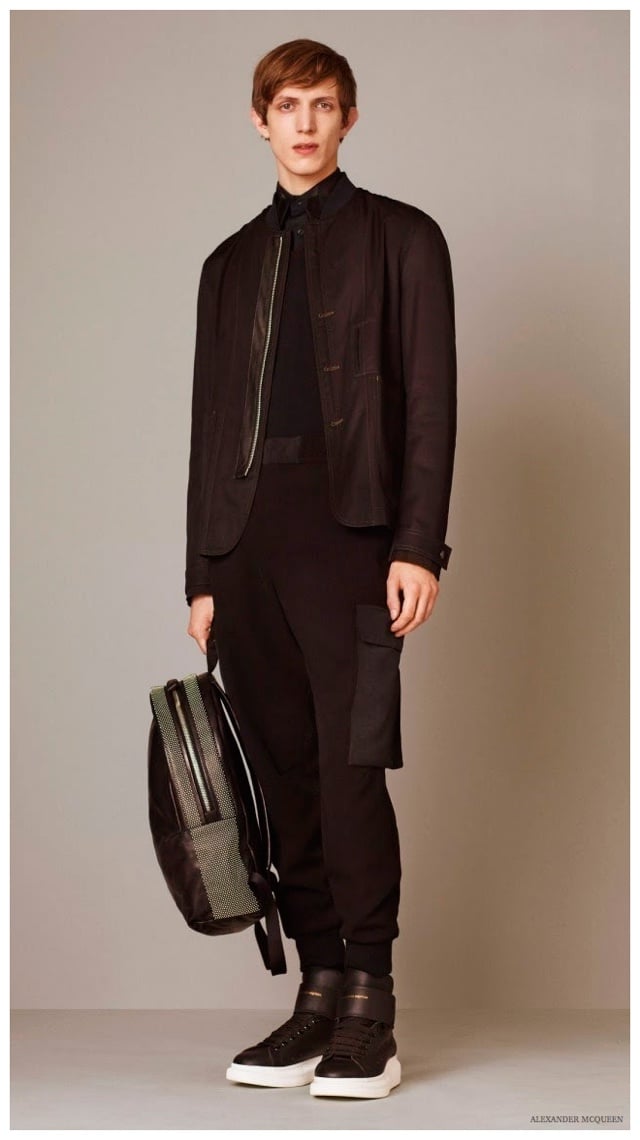 Alexander McQueen Pre Fall 2015 Menswear Collection