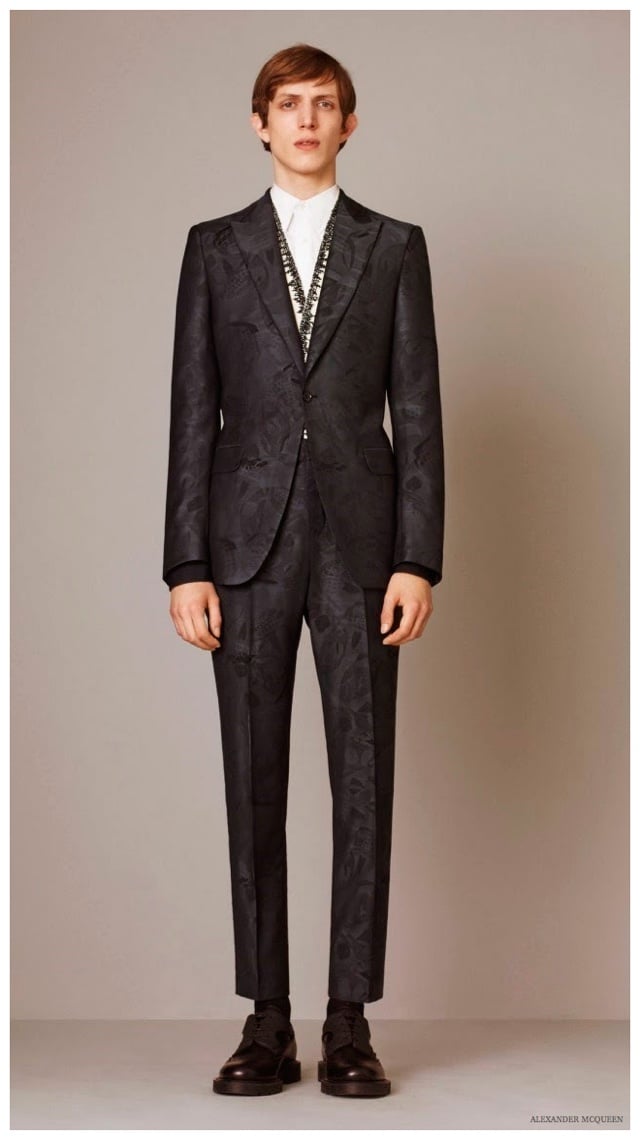 Alexander McQueen Pre Fall 2015 Menswear Collection