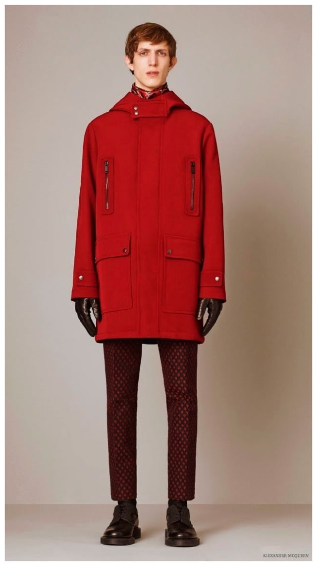 Alexander McQueen Pre Fall 2015 Menswear Collection