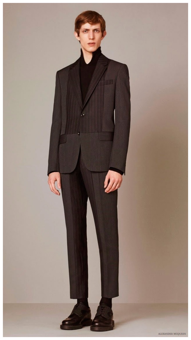 Alexander McQueen Pre Fall 2015 Menswear Collection