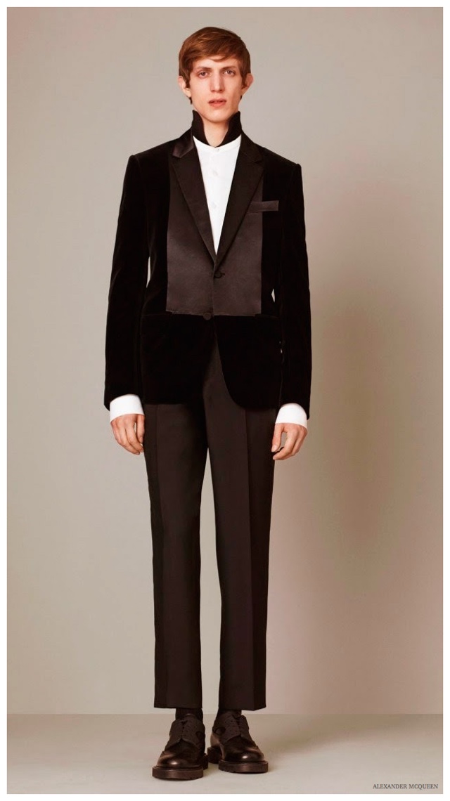 Alexander McQueen Pre Fall 2015 Menswear Collection