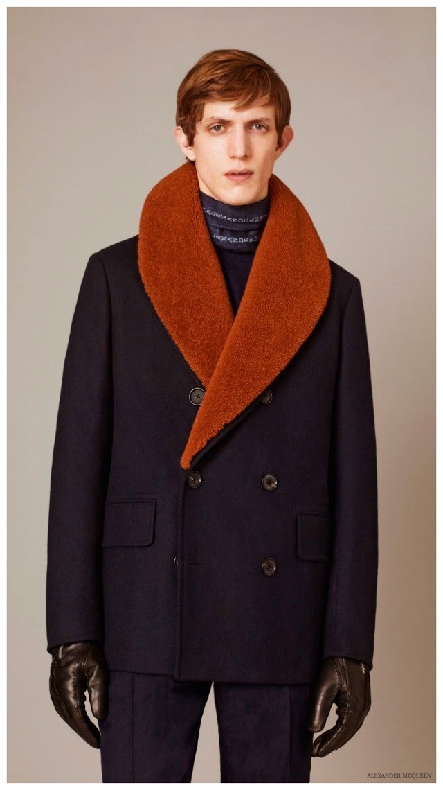 Alexander McQueen Pre Fall 2015 Menswear Collection