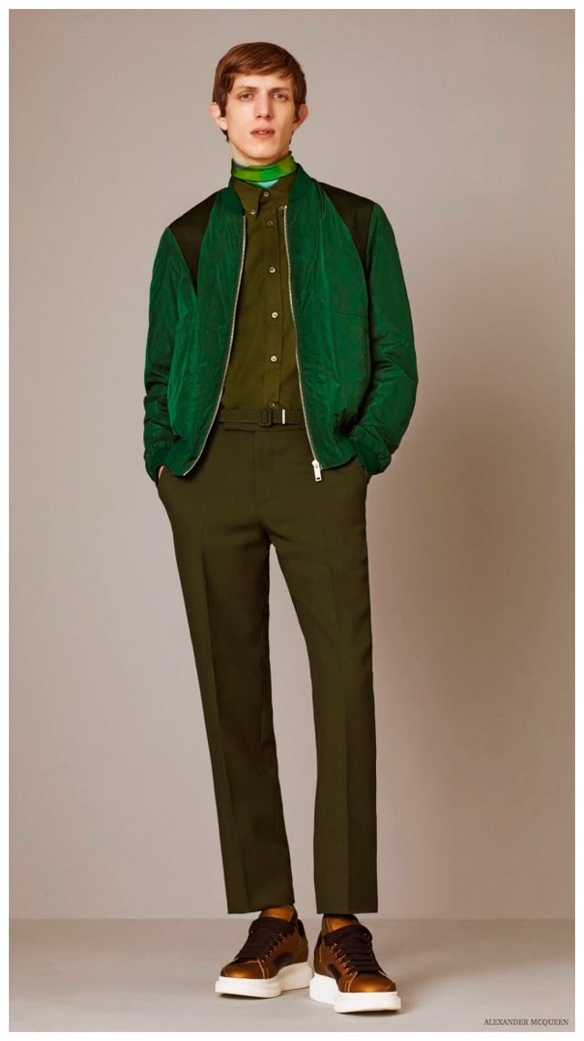 Alexander McQueen Pre Fall 2015 Menswear Collection