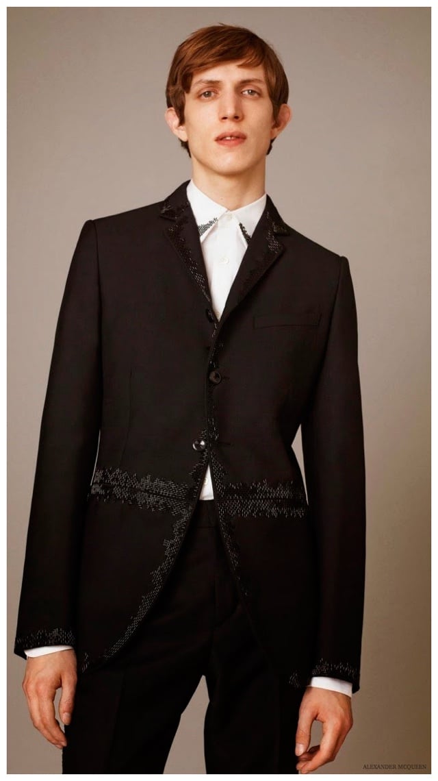 Alexander McQueen Pre Fall 2015 Menswear Collection