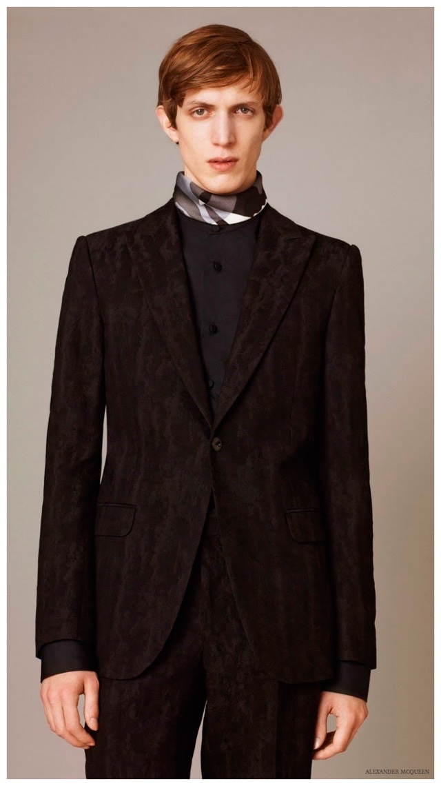Alexander McQueen Pre Fall 2015 Menswear Collection