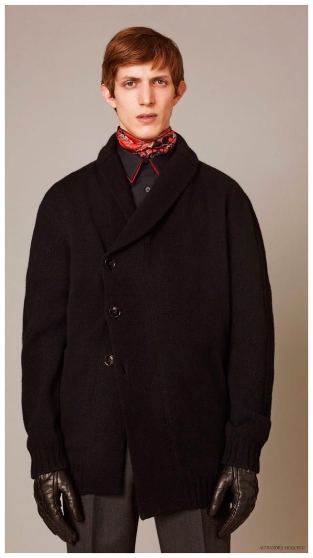 Alexander McQueen Pre Fall 2015 Menswear Collection