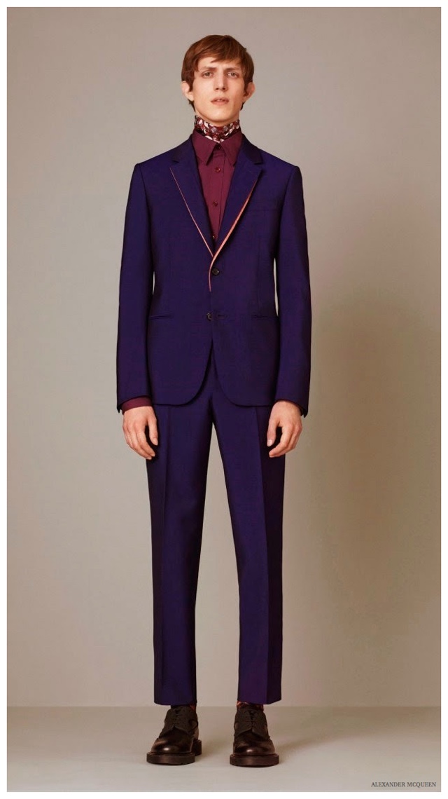 Alexander McQueen Pre Fall 2015 Menswear Collection