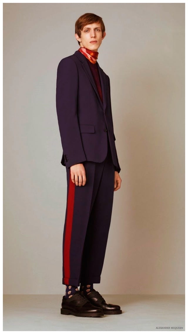 Alexander McQueen Pre Fall 2015 Menswear Collection