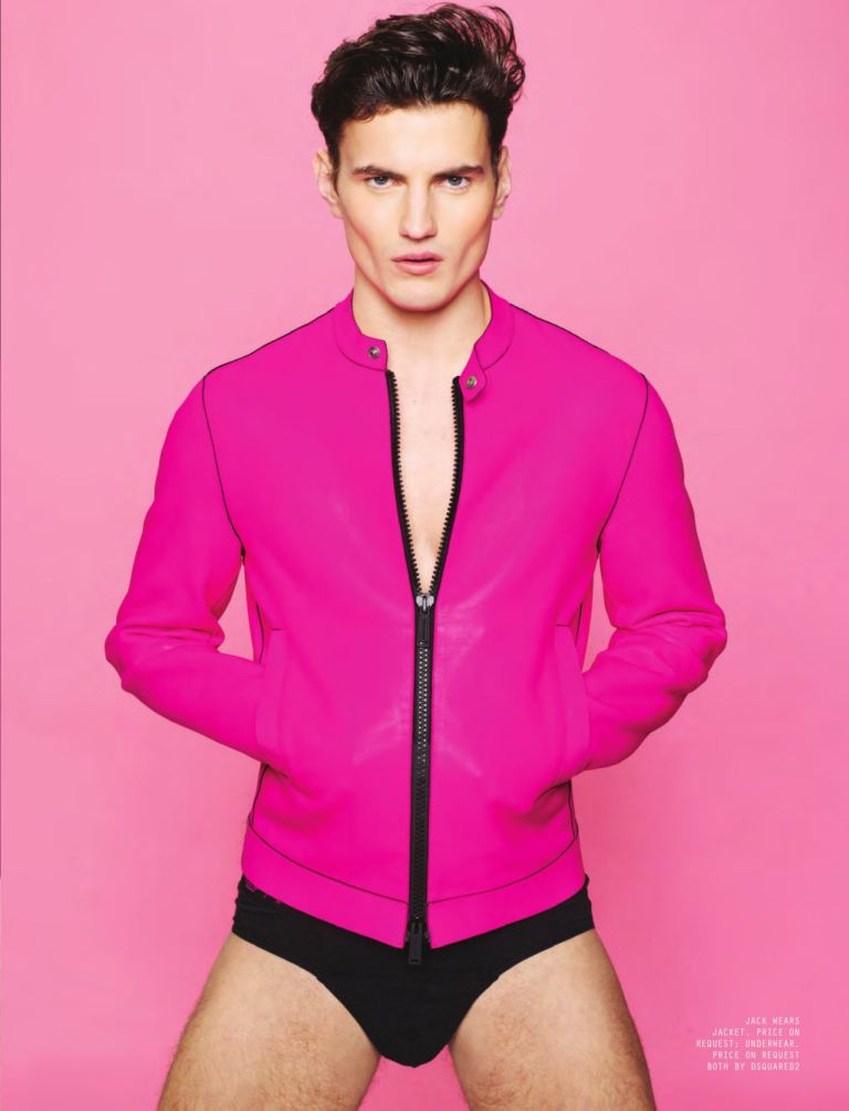 Jack is ready for summer in a bold Dsquared2 look.