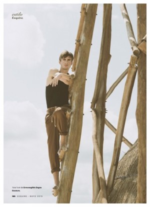 Ben Allen Models Soft Summer Styles for Esquire España