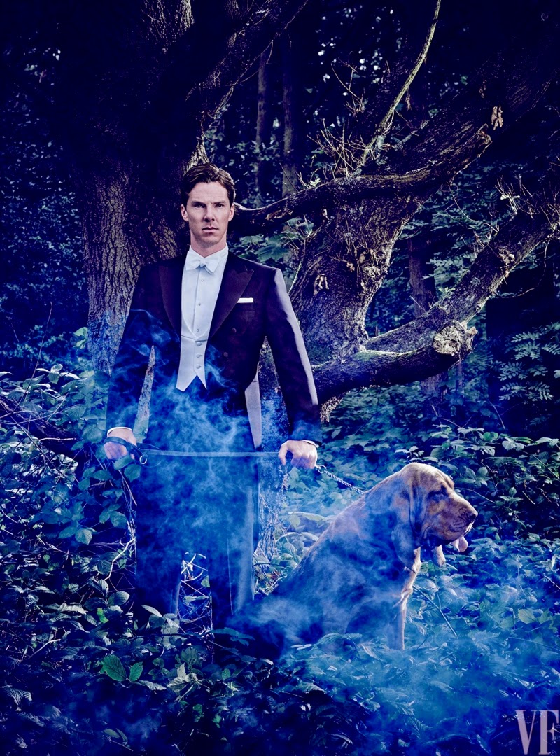 Featured in Vanity Fair, Benedict Cumberbatch is on the hunt.