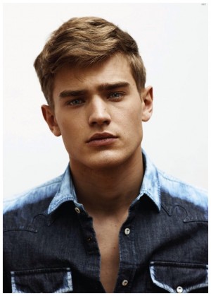 Bo Develius OUT May 2015 Denim Fashion Editorial 003