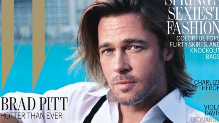 Brad Pitt W Magazine Cover Featured