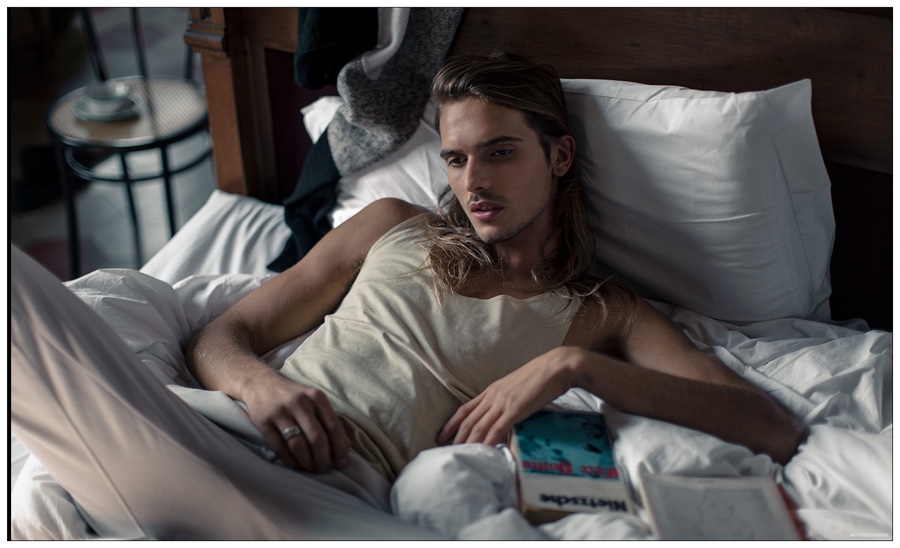 Spring Style: Bruce Machado Plays Artist Muse