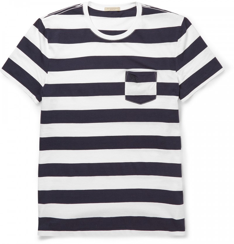 Burberry Brit Striped Cotton T-Shirt