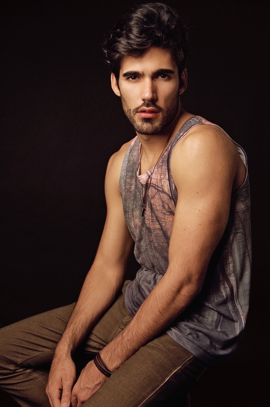 Daniel Kakoulidis Poses for Ranner Vidal Shoot