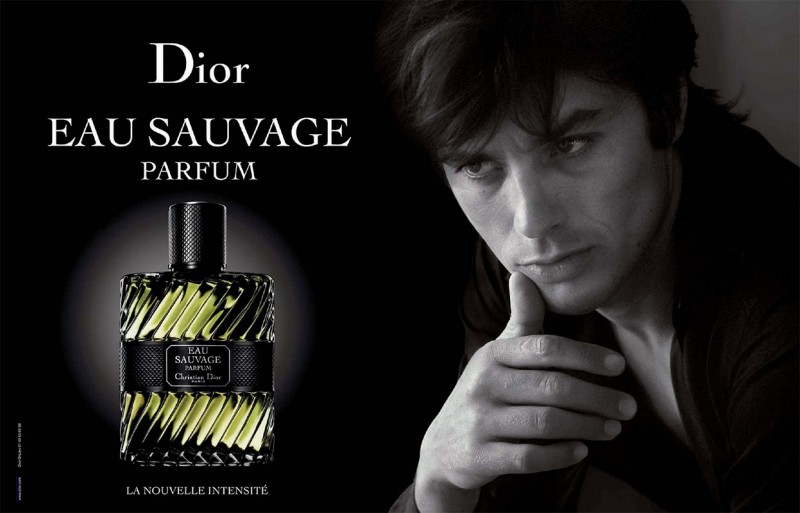 Flashback: A previous campaign for Dior Eau Savage Parfum featuring a young Alain Delon.
