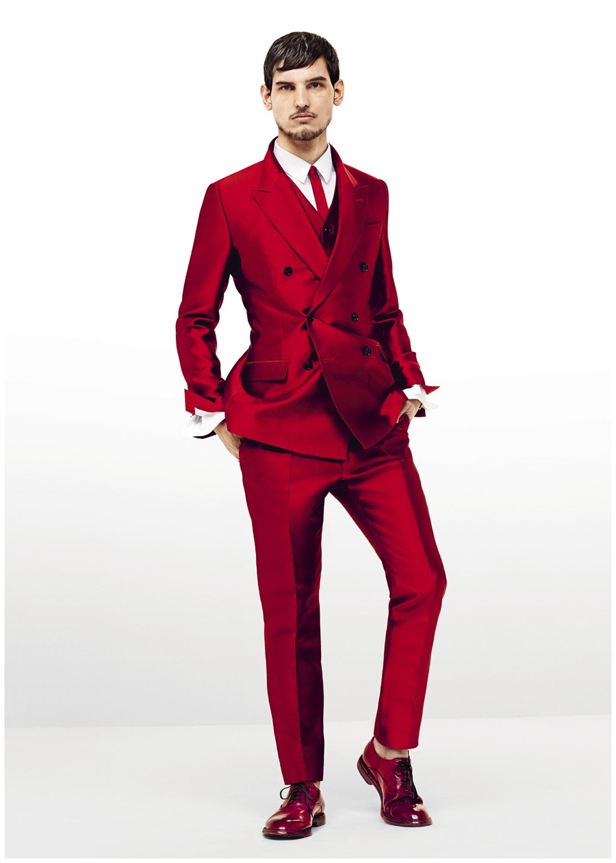 Dolce Gabbana Spring Summer 2015 Menswear Look Book 003