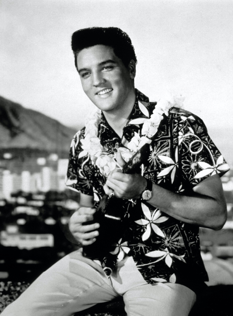 Elvis Presley Blue Hawaii Style Hawaiian Shirt 1961