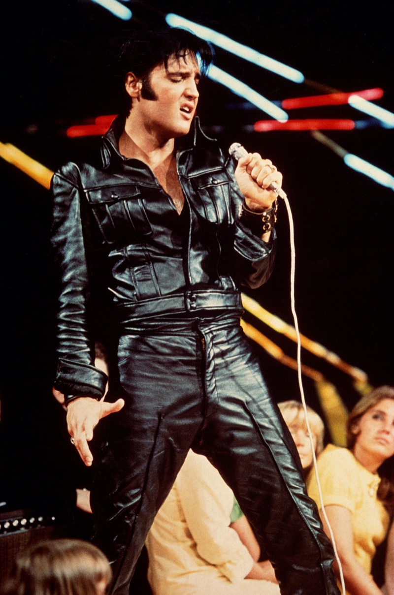 Elvis Presley Leather Pants Leather Jacket 1968 NBC Comeback Show