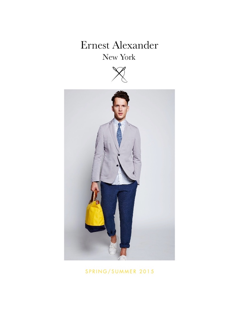 Ernest Alexander Spring/Summer 2015 Lookbook
