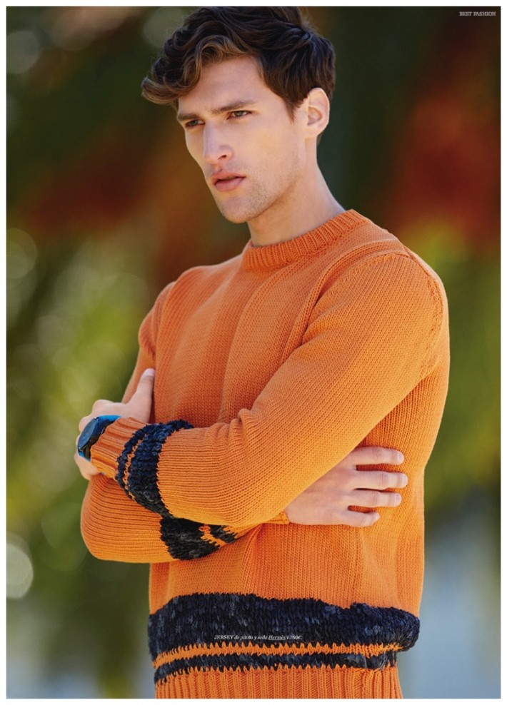 Fabrizio Silva Models Colorful Spring Styles for Men's Health Spain ...
