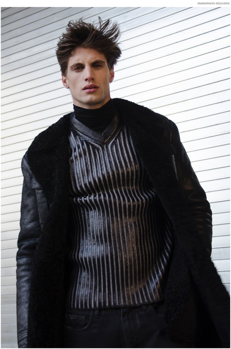 Santiago Ferrari wears all clothes Asaf Ganot.