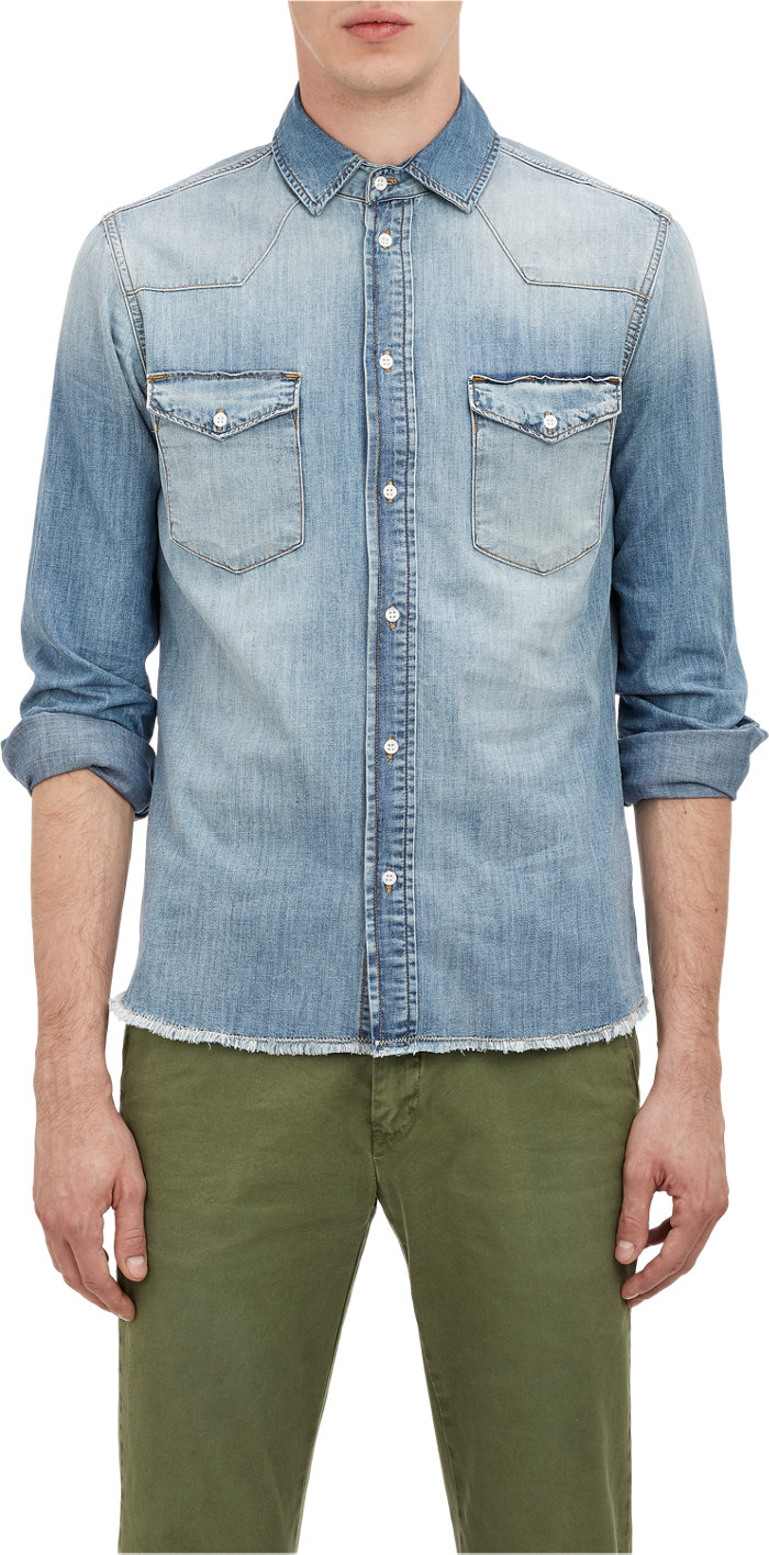 GANT Rugger Distressed Denim Shirt