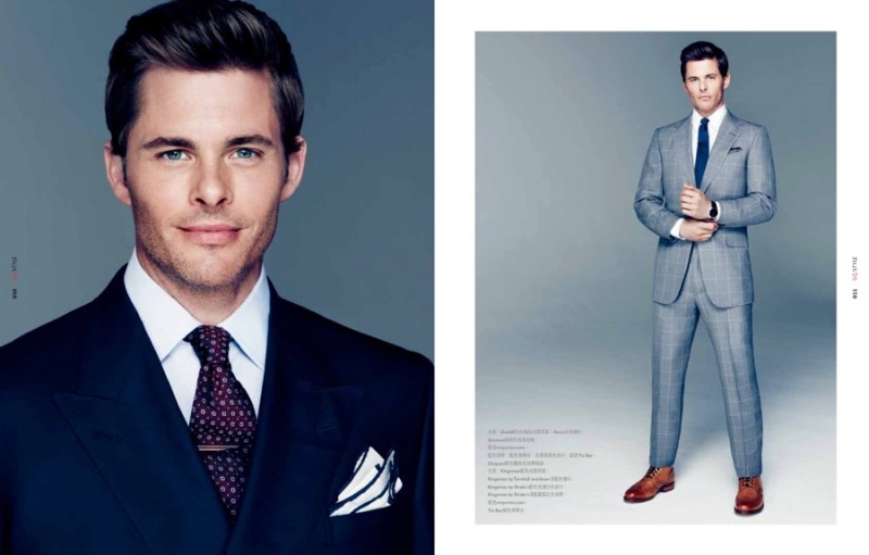 James Marsden suits up for GQ Style Taiwan.