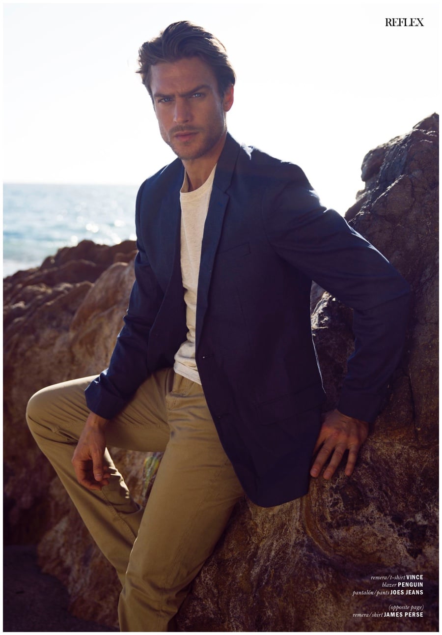 Jason Morgan April 2015 Reflex Homme Cover Photo Shoot
