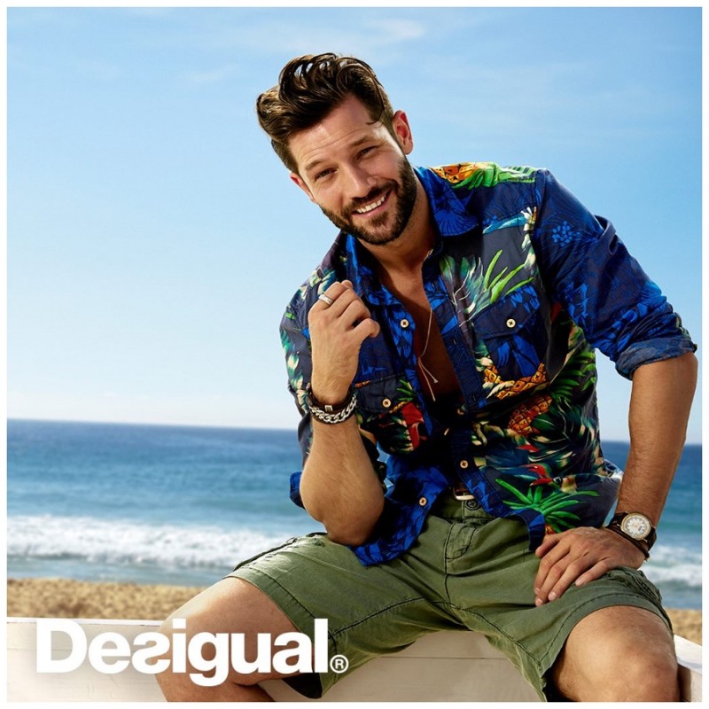 John Halls hits the beach with Desigual.