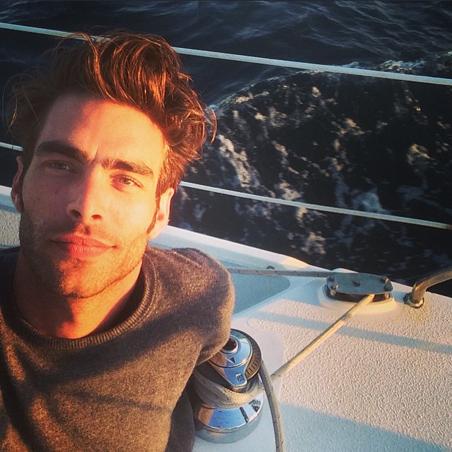 Jon Kortajarena rocks a trendy quiff hairstyle.