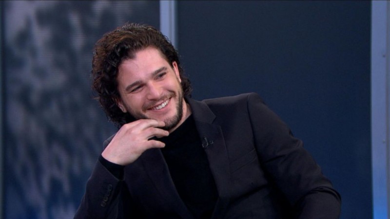 Kit Harington is all smiles on Good Morning America