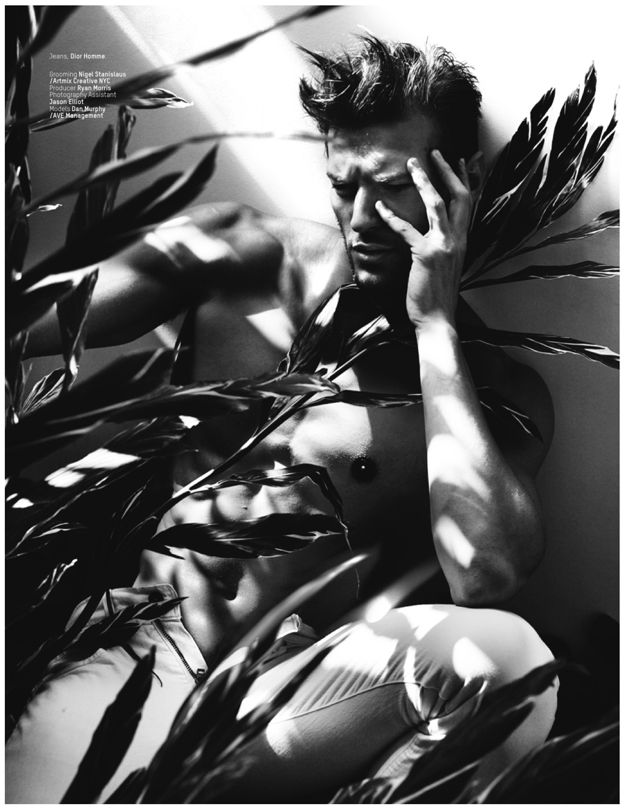 Dan Murphy is a Sensative Soul for L’Officiel Hommes Singapore Beauty Shoot