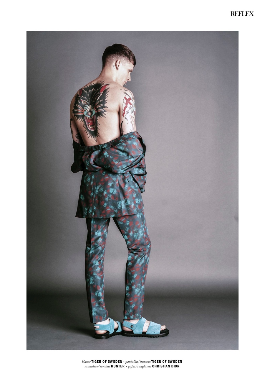 Leebo Freeman Covers April 2015 Reflex Homme