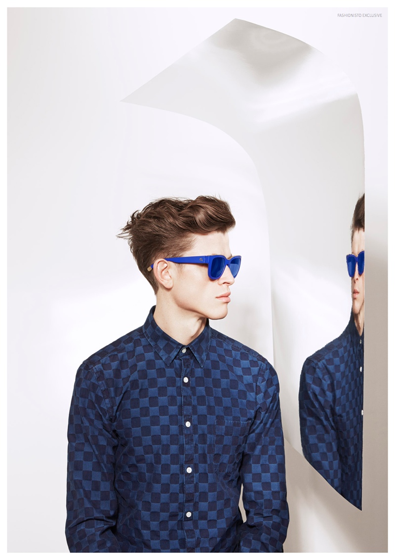 Luc wears shirt Hope and sunglasses Ethnia Barcelona.